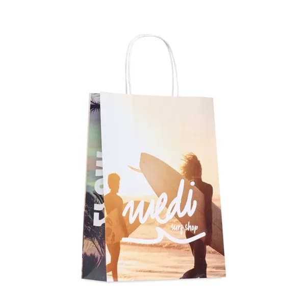Bolsa de papel dúplex mate, 24 × 32 cm