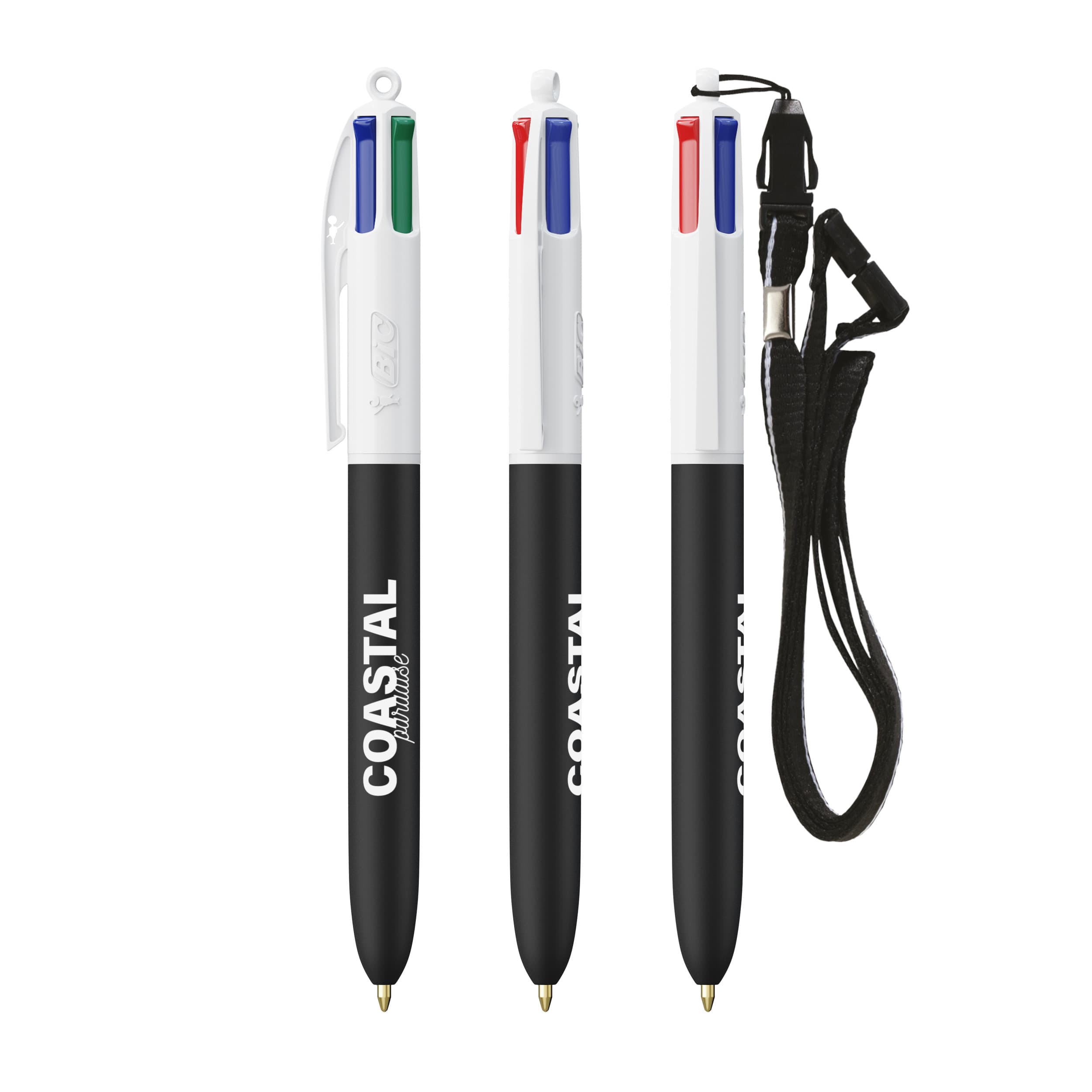 BIC® 4 COLOURS® SOFT + LANYARD-Bolígrafo
